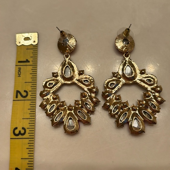 Multicolor Teardrop Post Earrings - Picture 4 of 5